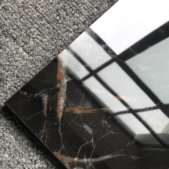 Silky Black and Grey Marble Porcelain Tile The Perfect Addition to Modern Interiors
