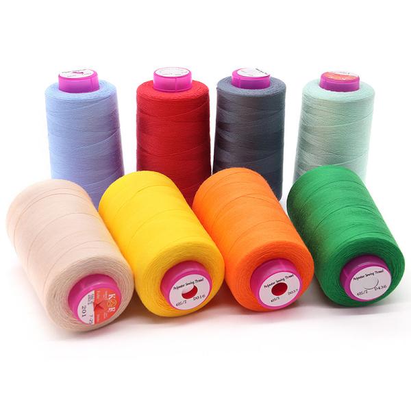 Polyester/cotton Sewing Twist Thread 3000yds for Weaving 100% Polyester Spun 40