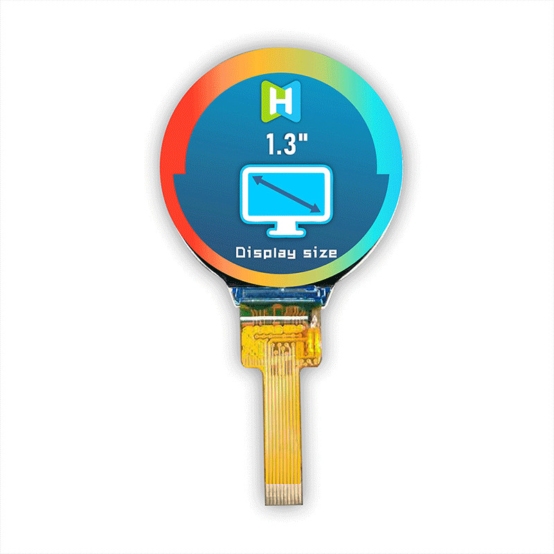 SPI Interface 1.3 Inch Resistive Bar Type Round TFT LCD SPI 240x240