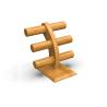 Buy cheap Jewelry Store 3 Tier Tabletop Wood Bracelet Display Bracelet Rack Stand from wholesalers