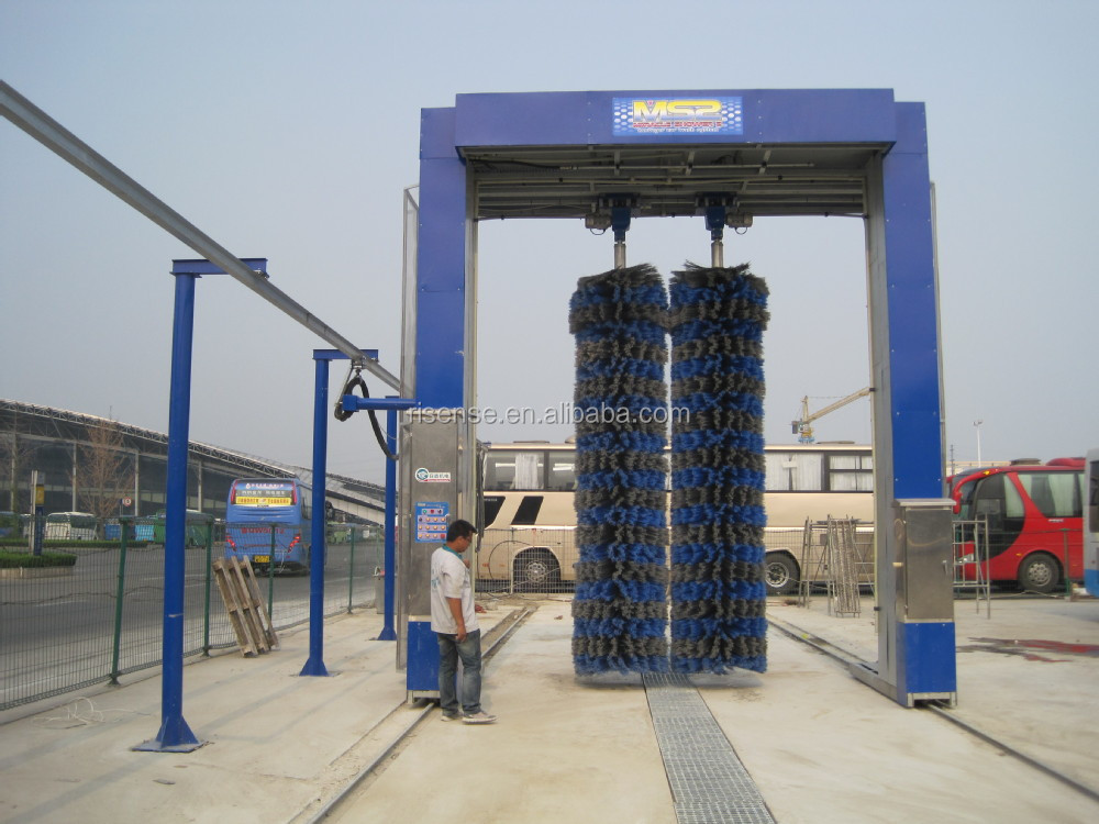 Unattended Smart Automatic Rollover Car Wash Machine European Style Customizable