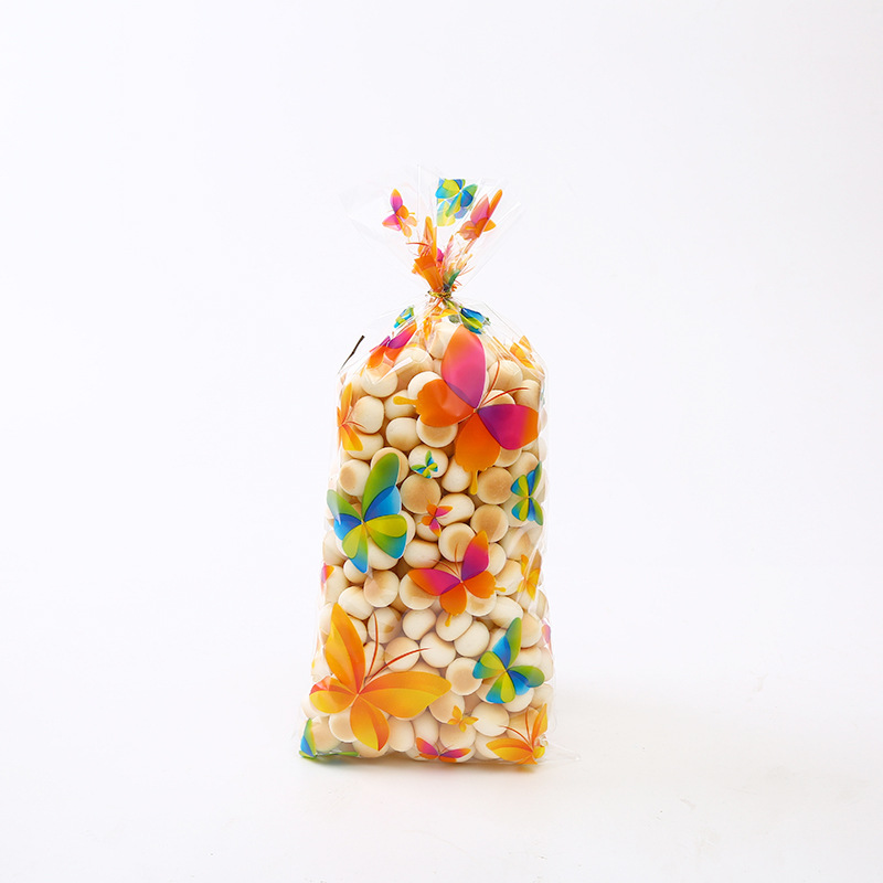 Hard Candy Transparent Opp Header Bag Recyclable Cellophane Bags For Food Packaging
