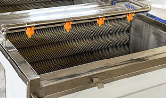 Industrial Roller Brush Ginger Peanut Potato Tomato Onion Washer with 1.5kw Power