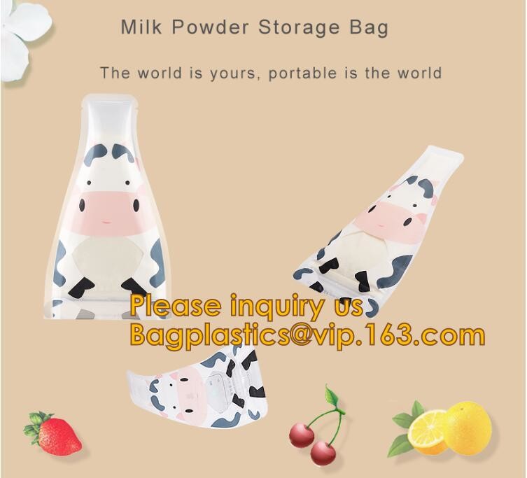 stand up reclosable drinking pouches cold drink Zip lockk bag with straw,Beveragereusable Kids Snack Zip Lock Juice Drink