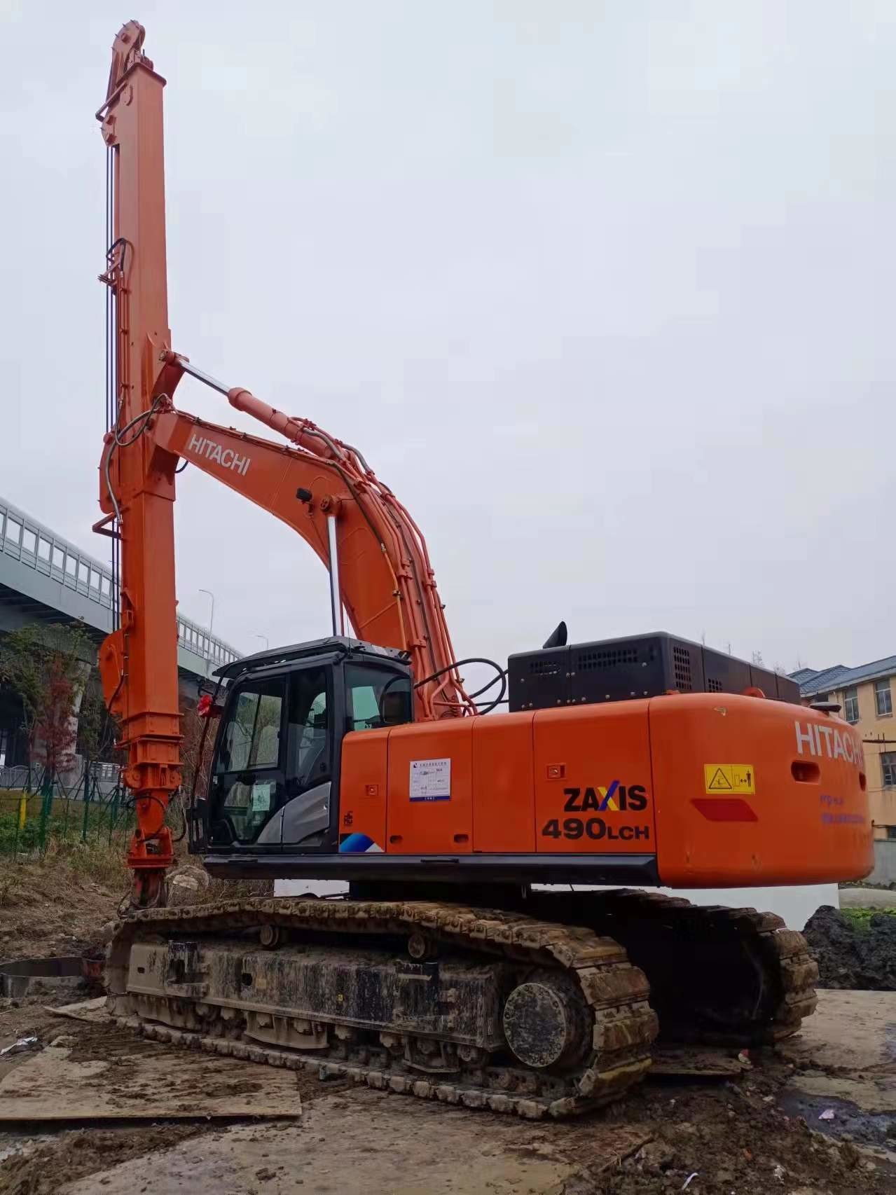 Komatsu Three Section Telescopic Dipper Arm , Q960D Long Reach Boom And Stick