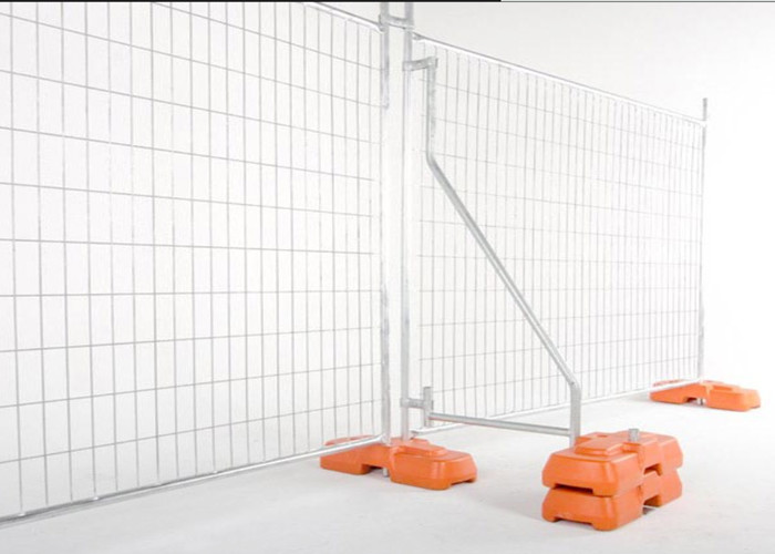 Galvanized Standard Temporary Construction Fence Panels Size 2100X2400mm