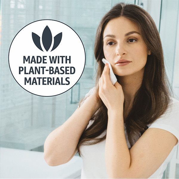 Viscose Plant Fiber While Makeup Remover Wipes Fragrance Free No Harsh Irritants