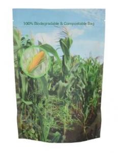  eco friendly Custom Printed 100% Biodegradable food packing bag shopping pla filament bags block bottom coffee pack bags Manufactures