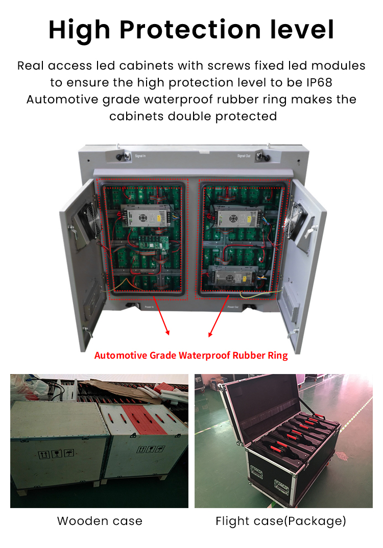 Electronic Outdoor Digital Advertising Display Screens 7000nits SMD P5 P6 P8