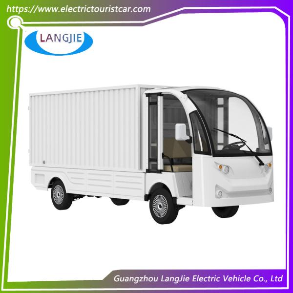 2 Person Electric Transportation Vehicles 72V Electric Delivery Cart With Closed