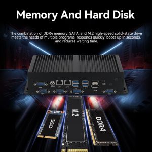 Intel Core 10510U Mini PC DDR4 32GB Memory Dual LAN And Supports HD Display