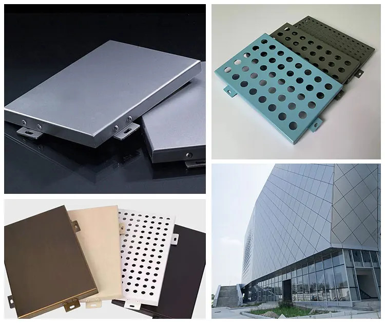 Special Shaped Perforated Aluminum Veneer Panel For Building Wall