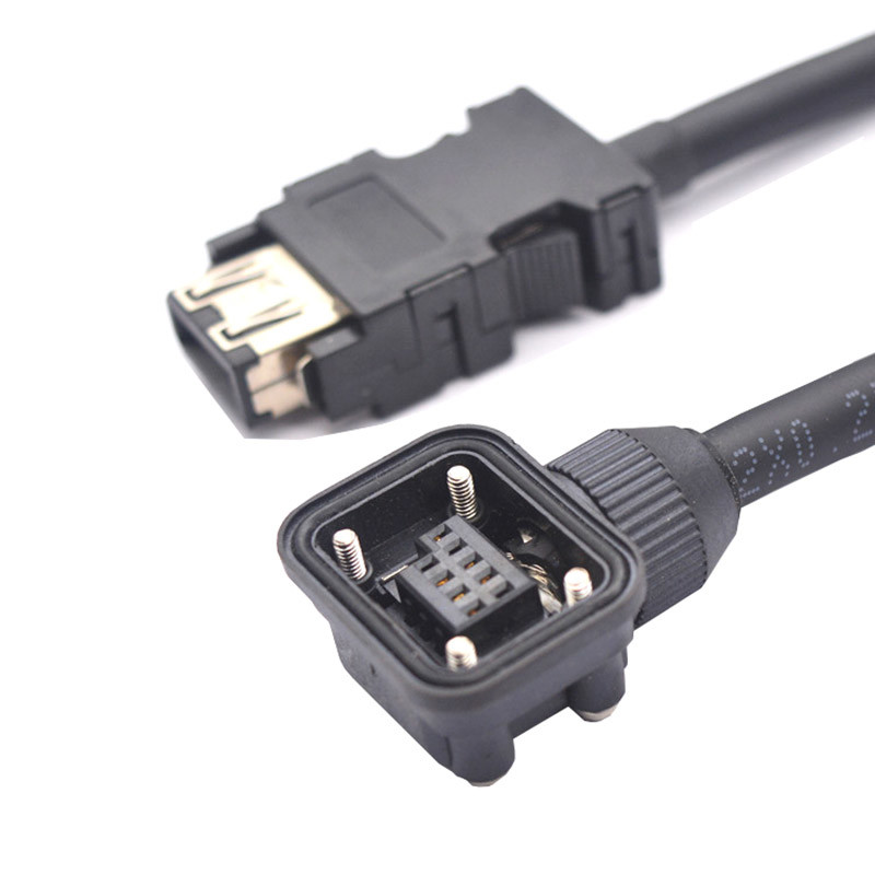 Mrj3encbl Automotive PLC AC Servo Motor Encoder Cable Fit Misubishi