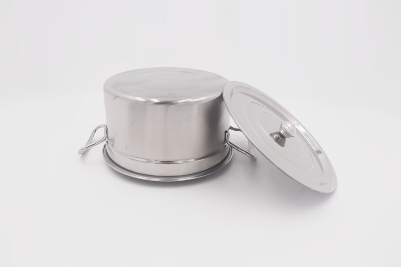 0.194cbm 4pcs Induction Stainless Steel Stock Pot With Lid