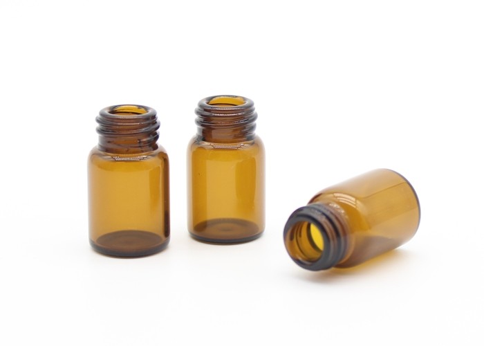 Various Specifications of Brown Thread Mouth Borosilicate Glass Bottle