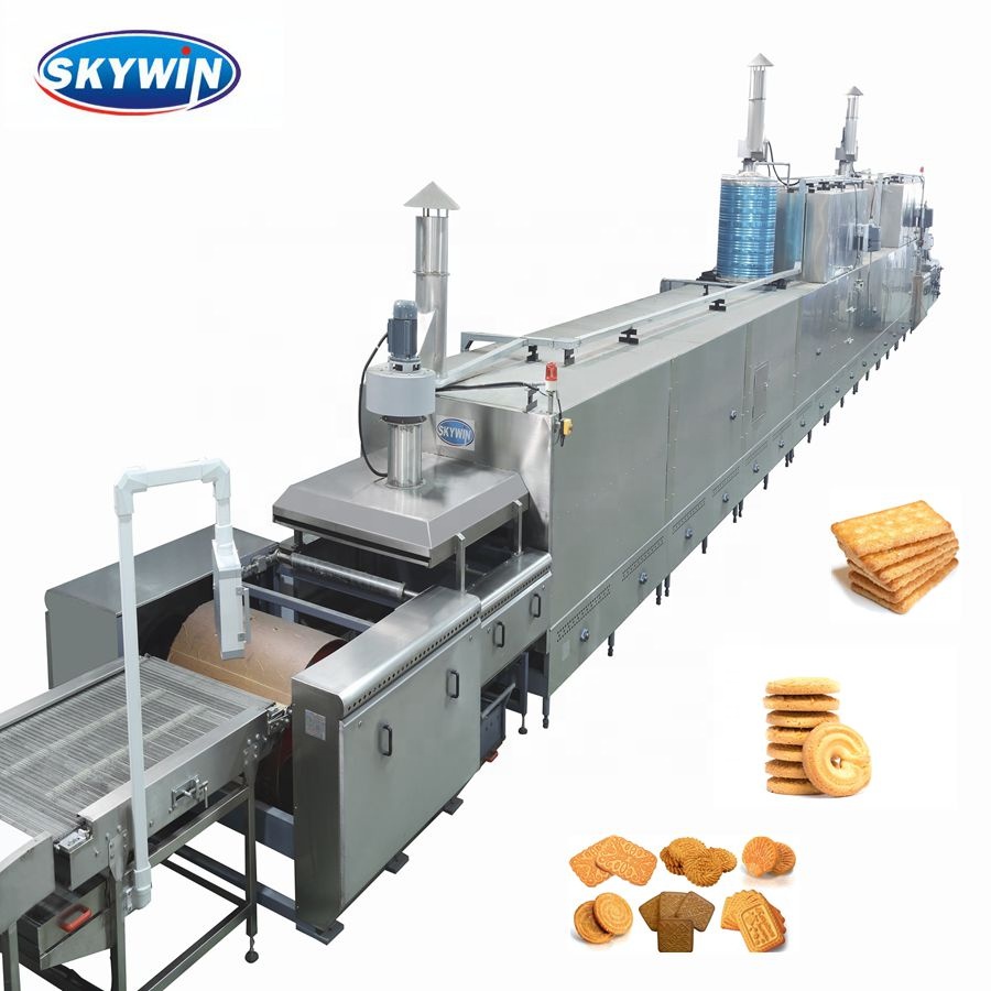 Working Width 800mm 2000kgs Per Hour Biscuits Making Machine