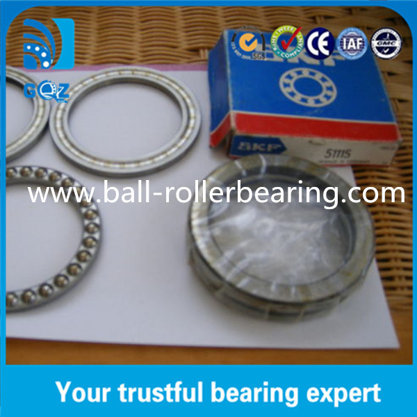 Customized Sweden Original 51113 Thrust Ball Bearing , Steel Cage Bearing