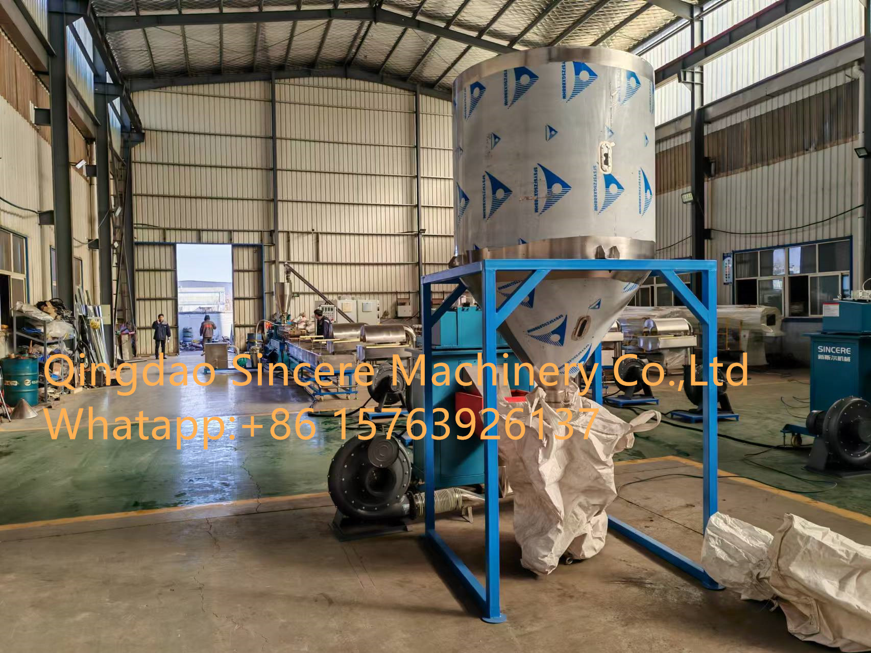 45kw Pe Film Pelletizing Line For Plastic Recycling Plant