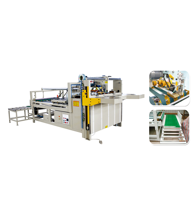 New Product Semi-Automatic Custom Gift Packaging Box Pasting Machine