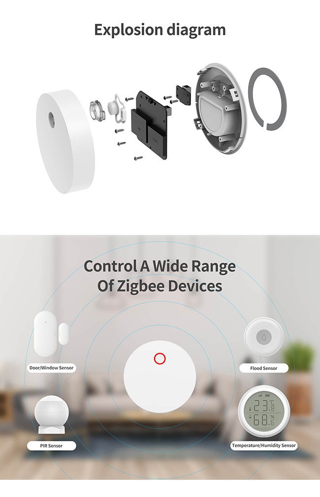 TYZS3 Module Zigbee Smart Hub Support 32 Devices Tuya Zigbee Hub