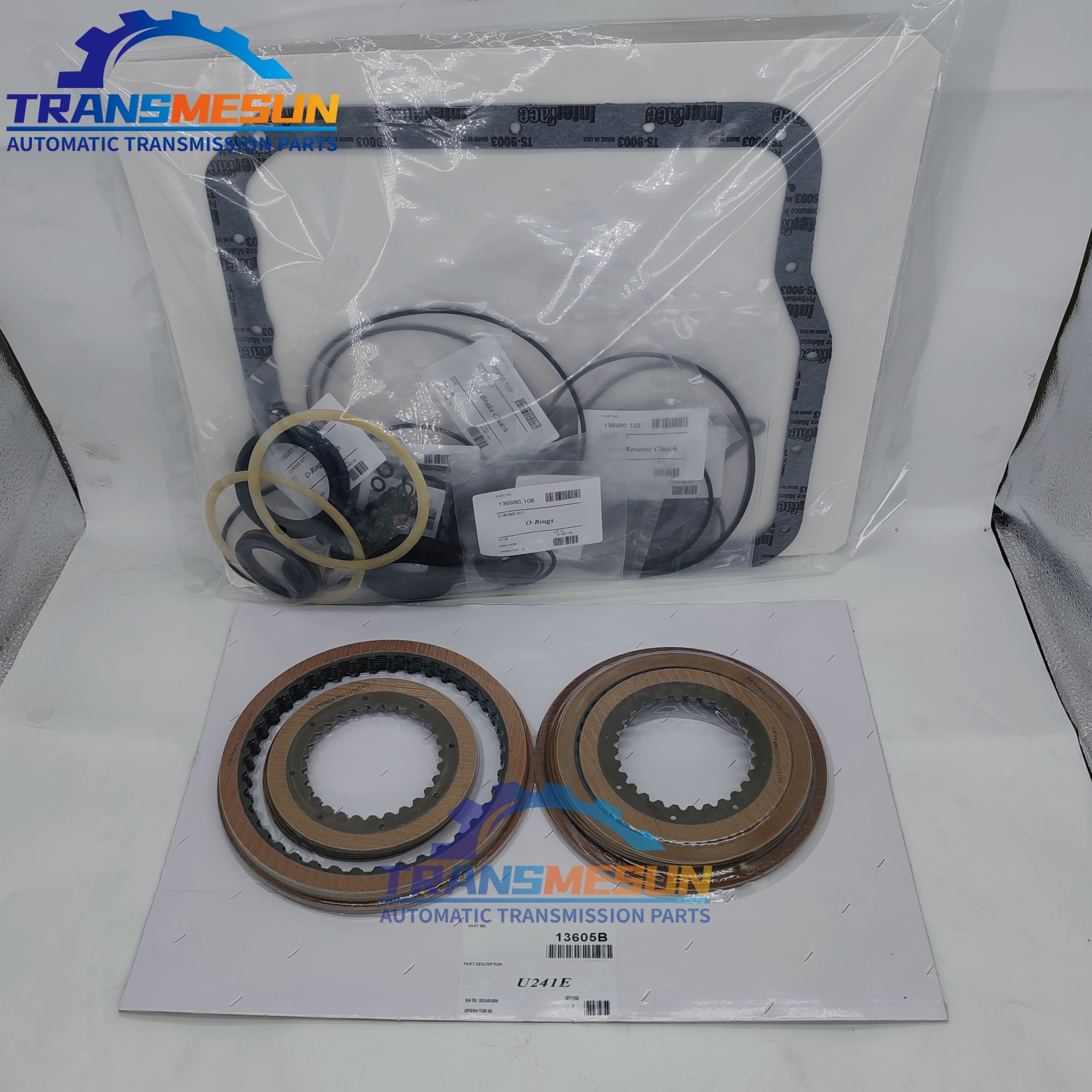 Toyota 4-speed U151F automatic transmission rebuild overhaul kit