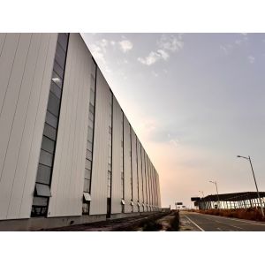 Modern Lightweight Steel Frame Construction Warehouse Building With Five Main