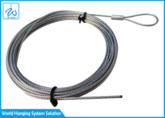 1x19 Stainless Steel Wire Rope Sling 6mm Cable Mount Free Hanging