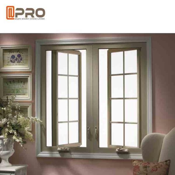 Outward / Inward Open Aluminum Casement Windows With Stainless Steel Security