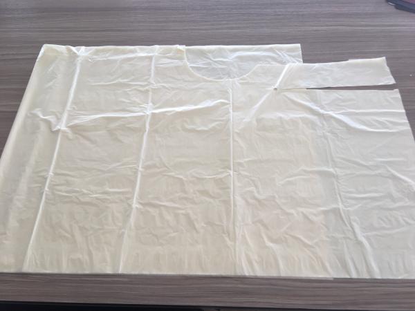 Beauty Salon PE Disposable Hairdressing Capes / Disposable Barber Cape