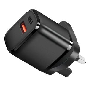 USB A+C PD Fast Charger 30W Foldable Plug Wall Charger 3.0/ PPS Protocol Power