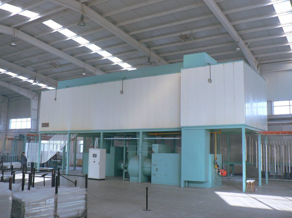 Bridge Style Powder Coating Equipment Curing Polymerization Oven with Conveyor System