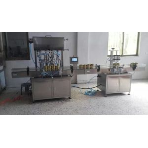 Automatic Liquid Filling Capping And Labeling Machine Line