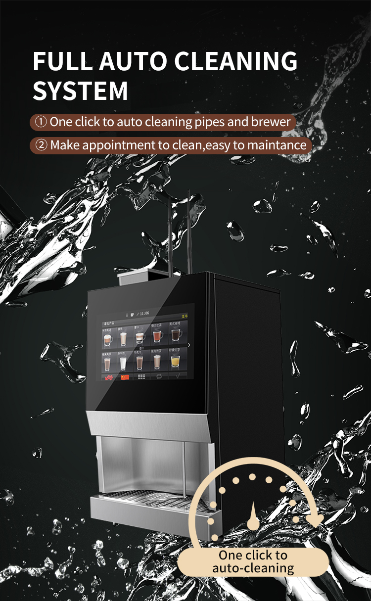 MACES4C-M-00 220V Restaurant Use Automatic Espresso Coffee Machine With MDB Protocol Payment System