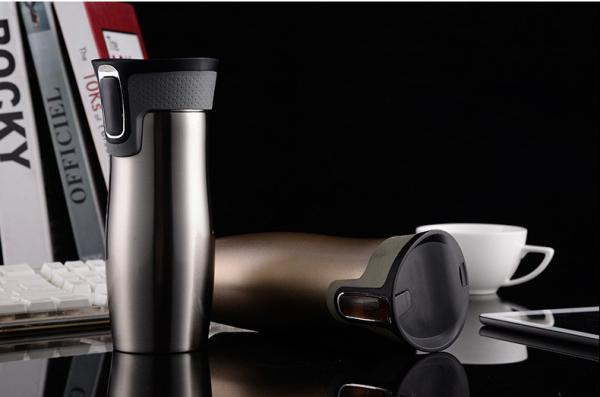 Double-layer stainless steel vacuum flask custom creative high-end business car