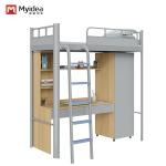 Support customization Youth Dormitory Bunk Bed With Stairs Customizable for