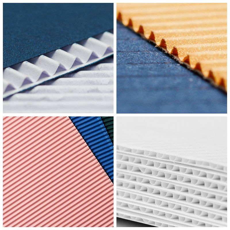 2 - 3 Layer E F Flute Color Corrugated Cardboard For Gift Packing Box