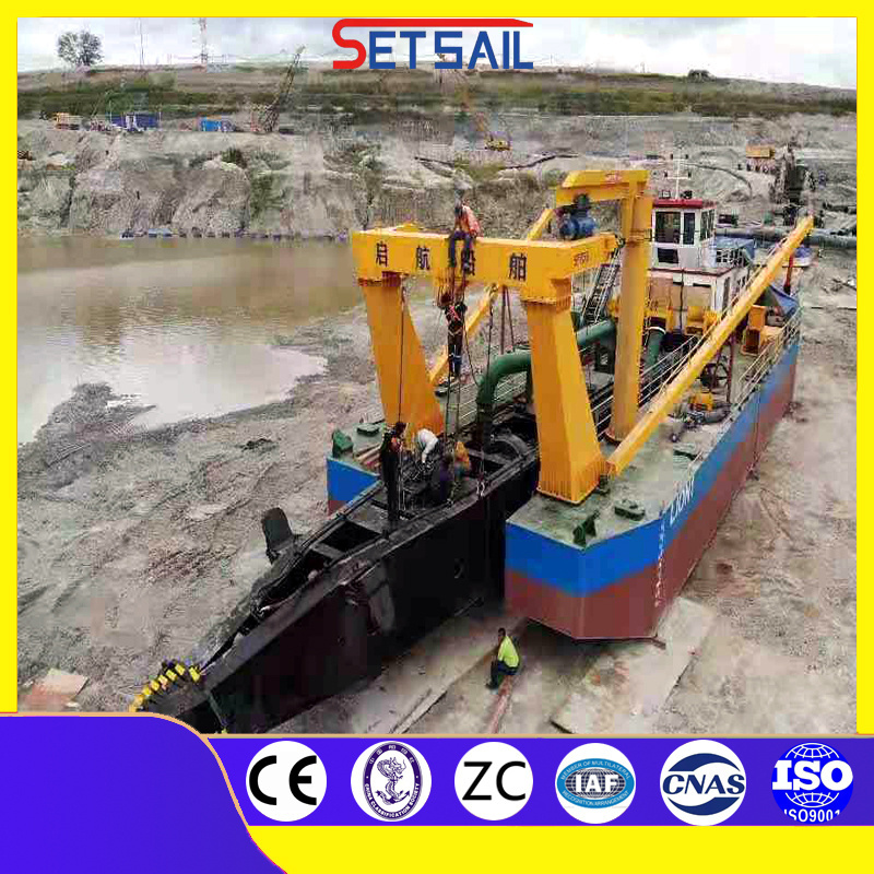 Hydraulic Control 22 Inch Cutter Suction Dredger for River Sand
