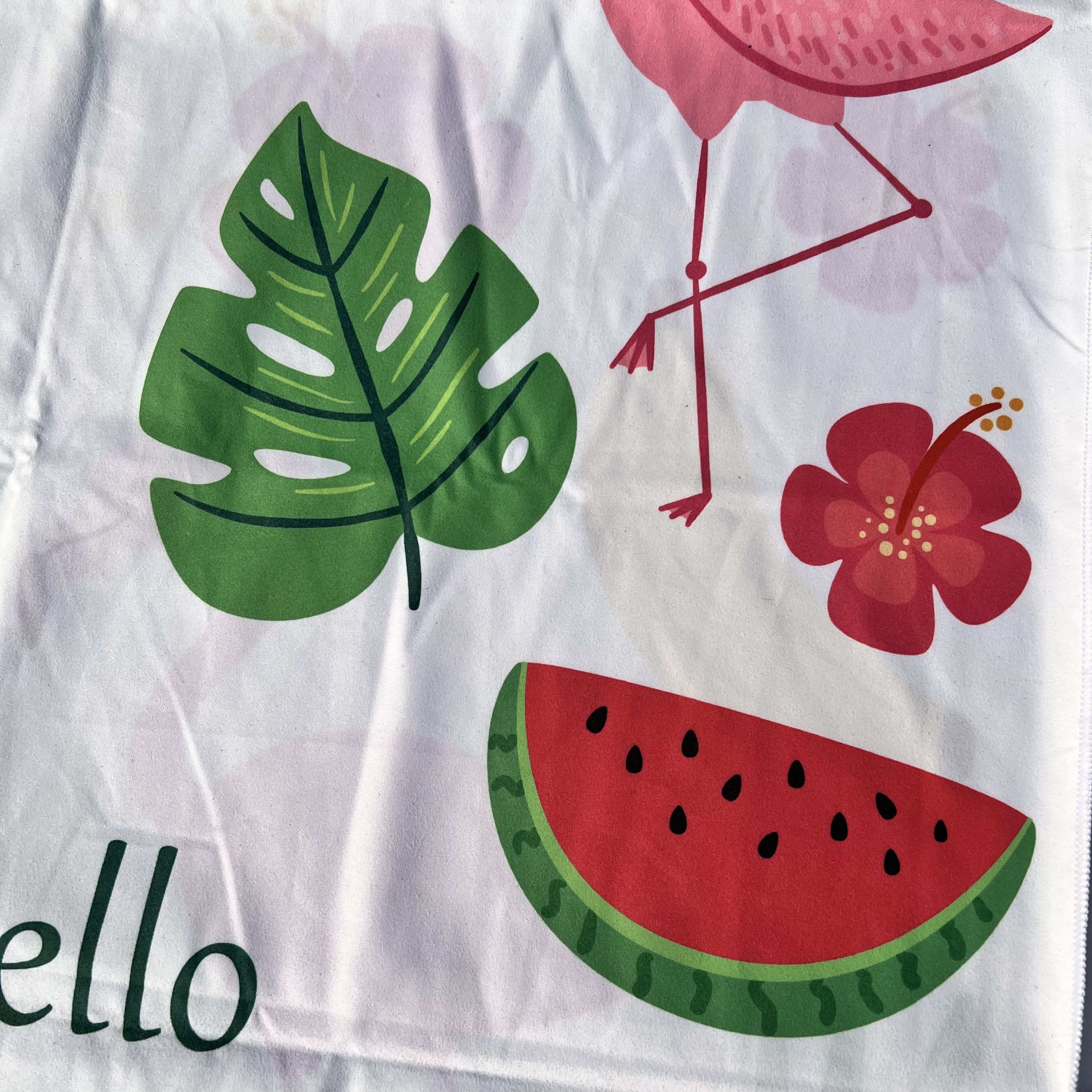 Customized logo microfiber beach towel factory direct