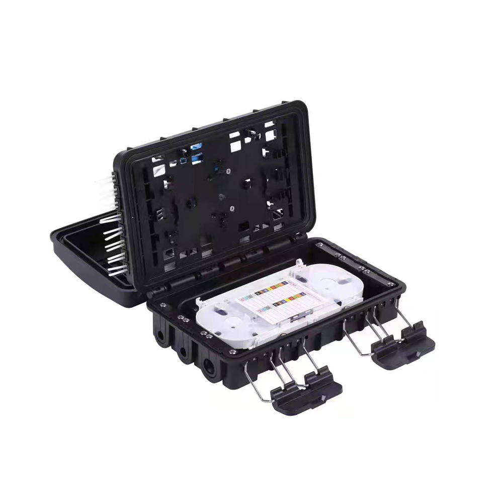External Three-Tier Joint Closure Fiber Optic Splice Enclosure 24 Core