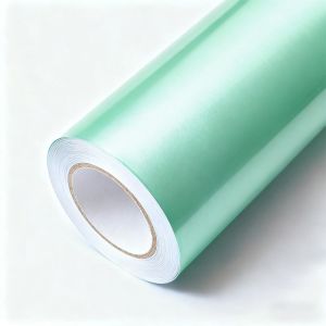  OEM / ODM Mint Green Car Wrap Customized Glossy Calendered Vinyl Manufactures