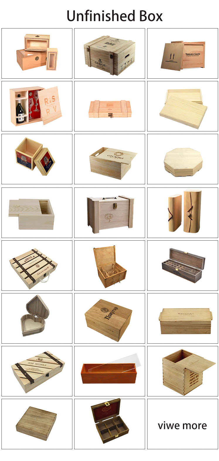 Large Whiskey Personalised Wooden Wine Box Glossy Lamination