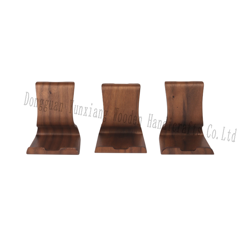 Wood Cell Phone Holder Stand, Wood Tablet Holder Wooden Desktop Dock Cradle for All Smartphones