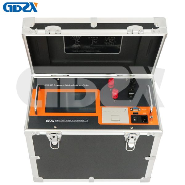 Quality ZXR-40A Strong Anti-interference Ability DC 40A Transformer DC Resistance Tester for sale
