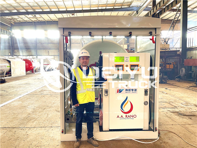 5 Ton 10m3 Skid Mounted LPG Gas Refilling Plant