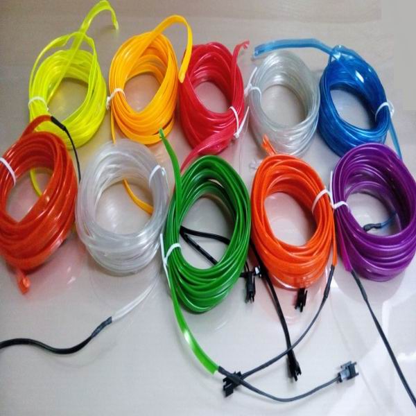 colorful decorative el wire/ el cable/ electroluminescent wire