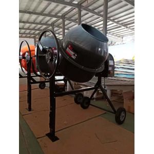 160L Mini Concrete Mixer Machine Yellow Cement Mixing Machine