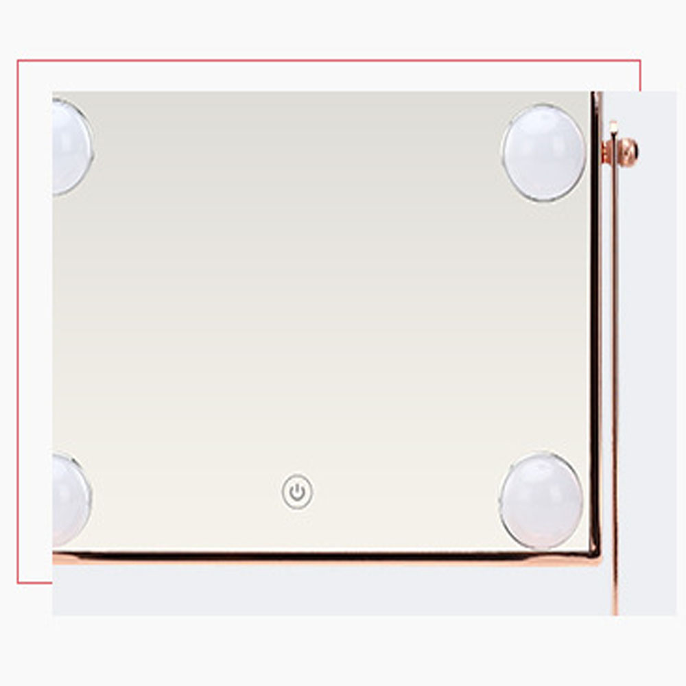 Processing customization Yes Full Wall Light Bulb Makeup Mirror for Hair Salon Vanity