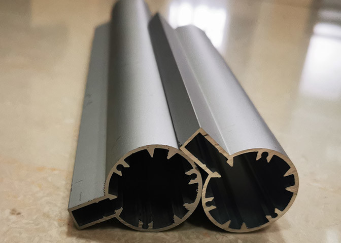 6063 T5 Extrusion Aluminium Profiles Curtain Track Rods Noiseless