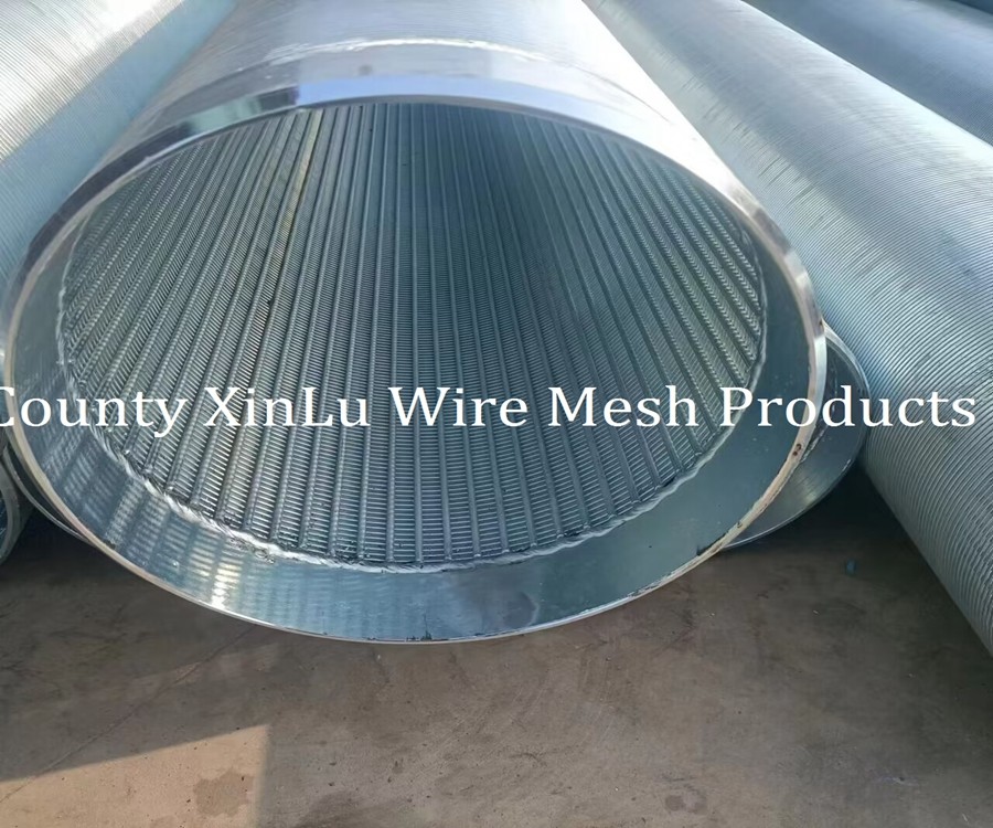 Q195 Q235 Wire Wrapped Screens Sand Control Deep Well Pipes 10Inch