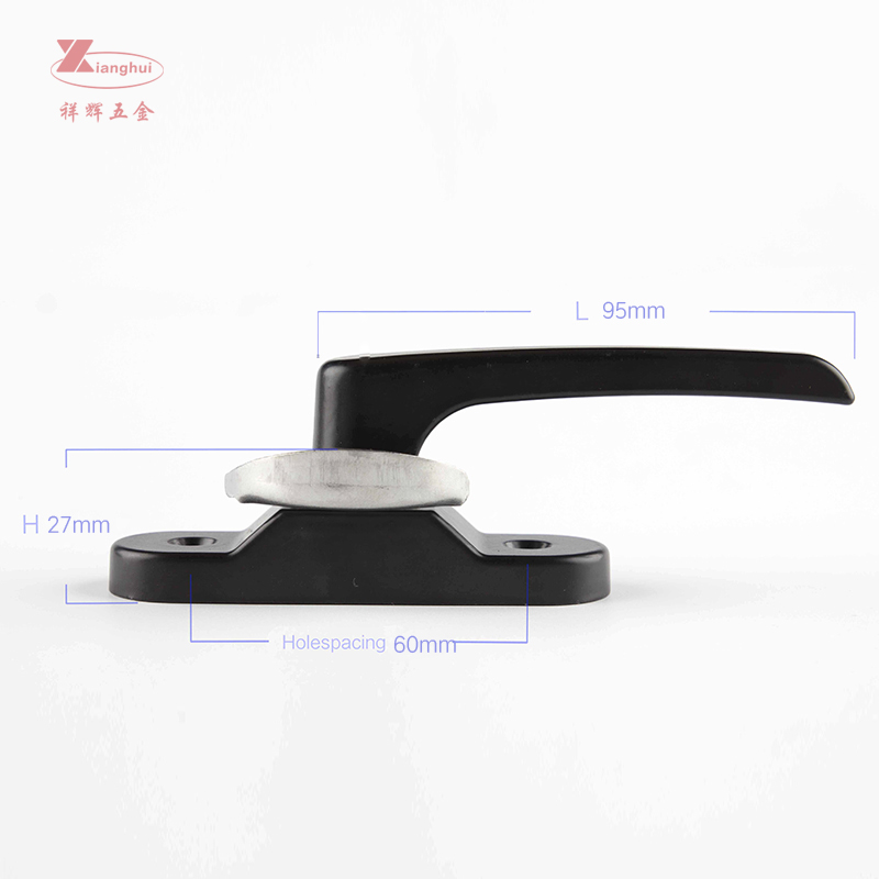 21*27 Window Zinc/Aluminum Alloy UPVC Lock with Solid Handle and Long-lasting Finish